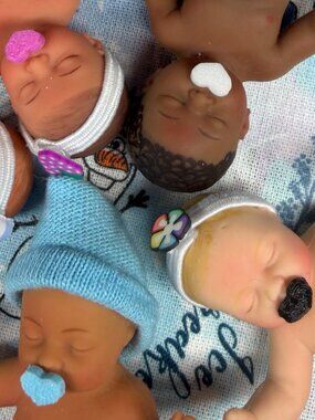 Mini ZURU Baby Pacifier |  Doll Accessory | Set of 3 White Color